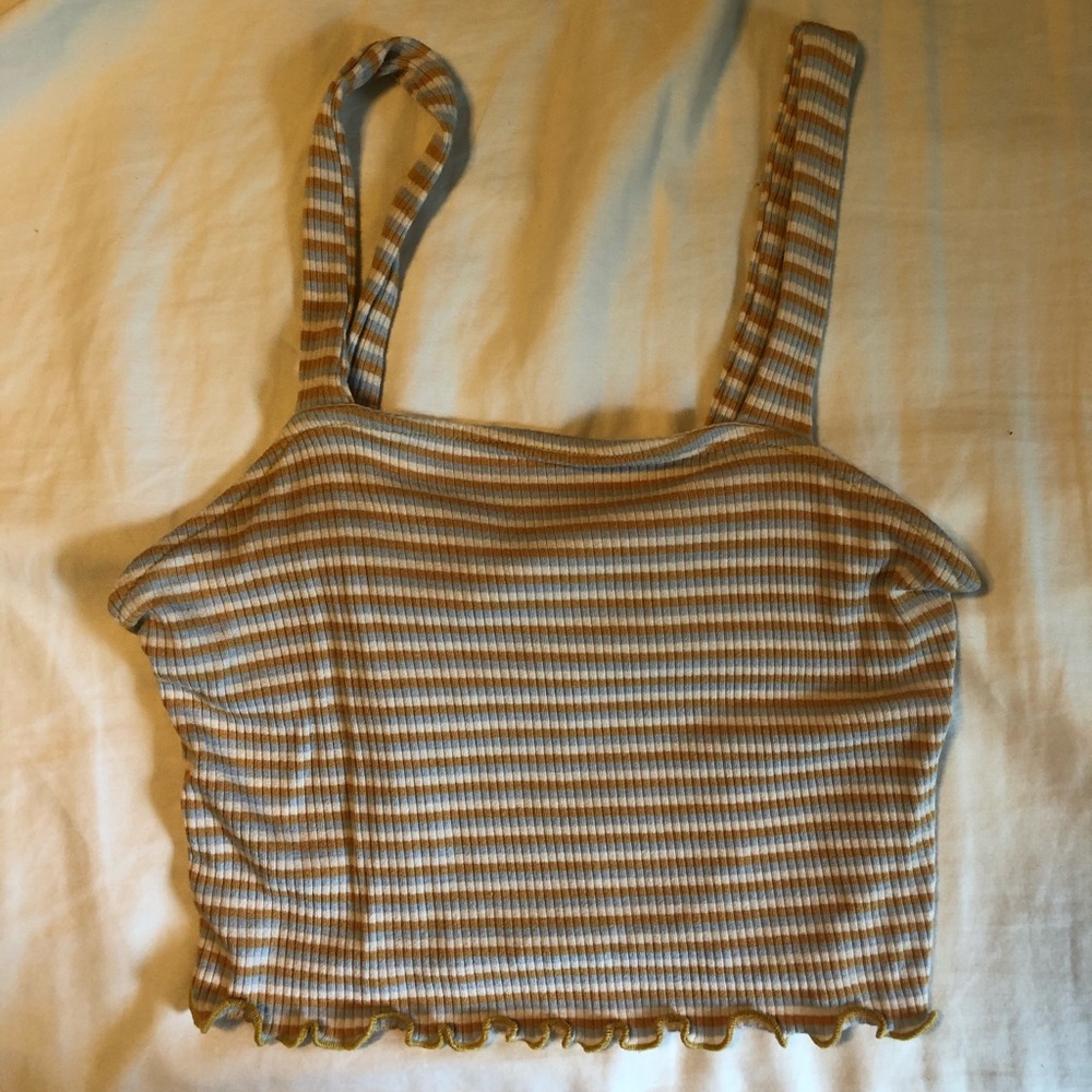 Striped crop top
